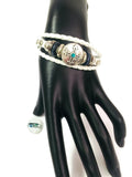 NFL Fashion Snap Seattle Seahawks Logo White Leather Bracelet  With 2 Charms For Football Fans