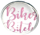 Pink Biker B*tch Harley Davidson Motorcycle Mama Cool 18MM - 20MM Fashion Snap Jewelry Charm