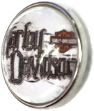 Biker Chick Motorcycle Mama Harley Davidson  18MM - 20MM Snap Charm