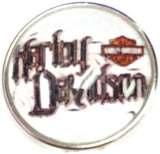 Biker Chick Motorcycle Mama Harley Davidson  18MM - 20MM Snap Charm