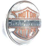 Bar and Shield Harley Davidson  18MM - 20MM Snap Charm