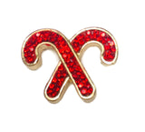 Christmas Holiday Candy Cane Large 18MM - 20MM Snap Charm for Snap Jewelry