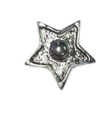 Christmas Holiday Red Star Large 18MM - 20MM Snap Charm for Snap Jewelry