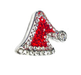 Christmas Holiday Santa Hat Large 18MM - 20MM Snap Charm for Snap Jewelry