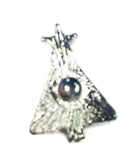 Christmas Holiday Green and Red Tree Large 18MM - 20MM Snap Charm for Snap Jewelry