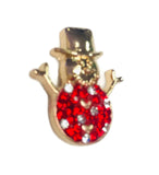 Christmas Holiday Snowman 18MM - 20MM Snap Charm for Snap Jewelry
