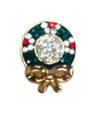 Christmas Holiday Wreath 18MM - 20MM Snap Charm for Snap Jewelry