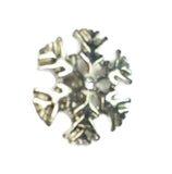 Christmas Holiday Snowflake 18MM - 20MM Snap Charm for Snap Jewelry