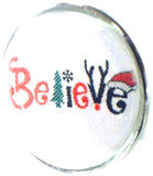 2 Christmas Holiday Snap Charms 18MM - 20MM Snap Charm for Snap Jewelry