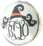2 Halloween Holiday Snap Charms 18MM - 20MM Snap Charm for Snap Jewelry
