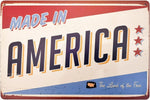 The Tin Wall Metal Garage Sign for Mancave Vintage Look Made In America