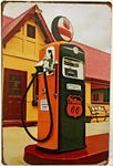 The Tin Wall Metal Garage Sign for Mancave Phillips 66 Ethyl Gas Pump