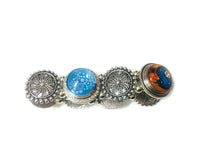 Love You To The Moon Snap Jewelry Necklace Bracelet Set w/8 Reg and 2 Mini Size Charms