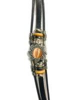 Star Gazer Fashion Snap Jewelry Leather Bracelet Set With 2 Charms Modern And Classy