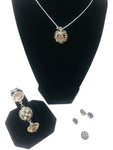 Hearts and Angels Fashion Snap Jewelry Necklace Bracelet Set Plus 11 Mini Charms Beautiful & Classy