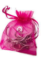 Pink Bliss Fashion Snap Jewelry Necklace Bracelet Set Plus 4 Charms Beautiful & Classy