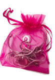 Pink Bliss Fashion Snap Jewelry Necklace Bracelet Set Plus 4 Charms Beautiful & Classy