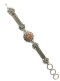 Modern Vintage Snap Jewelry Necklace Bracelet Set Plus 2 Reg and 2 Mini Size Charms