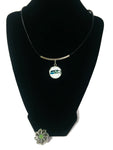NFL Fashion Snap Jewelry Seattle Seahawks Logo Necklace Set With 2 Charms For Football Fans
