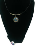 NFL Fashion Snap Jewelry Tennessee Titans Logo Necklace Set With 2 Charms For Football Fans