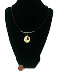 NFL Fashion Snap Jewelry Washington Redskins Logo Necklace Set With 2 Charms For Football Fans