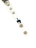 NFL Fashion Snap Indianapolis Colts Logo White Leather Bracelet  With 2 Charms For Football Fans