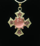 Pink Bliss Fashion Snap Jewelry Necklace Bracelet Set Plus 4 Charms Beautiful & Classy