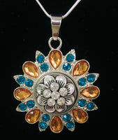 Peace and Brilliance Fashion Snap Jewelry Necklace Bracelet Set Plus 4 Charms Beautiful & Classy