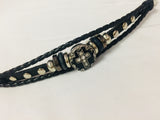 Peace and Diamonds Fashion Snap Jewelry Leather Bracelet Set With 2 Charms Modern And Classy