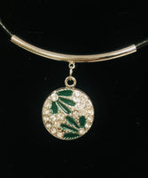 NFL Fashion Snap New York Jets Logo Necklace Set With 2 Charms For Football Fans