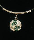 NFL Fashion Snap New York Jets Logo Necklace Set With 2 Charms For Football Fans