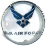 US Military Air Force Wings 18MM - 20MM Fashion Snap Jewelry Snap Charm