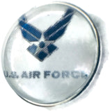 US Military Air Force Wings 18MM - 20MM Fashion Snap Jewelry Snap Charm