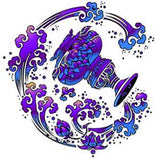 Aquarius Zodiac Art Water Vase Sign Symbol 18MM - 20MM Charm for Snap Jewelry
