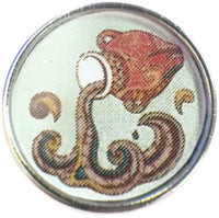 Aquarius Zodiac Art Deco Horoscope Symbol  18MM - 20MM Charm for Snap Jewelry
