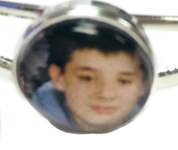 Personalized Photo Snap on Metal Bracelet With Extra 18MM - 20MM Snap Jewelry Charms