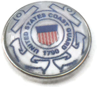 US Military Coast Guard 18MM - 20MM Fashion Snap Jewelry Snap Charm