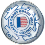 US Military Coast Guard 18MM - 20MM Fashion Snap Jewelry Snap Charm