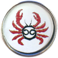 Cancer Crab Zodiac Sign Horoscope Symbol 18MM - 20MM Charm for Snap Jewelry