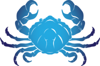 Cancer Blue Crab Zodiac Sign Horoscope Symbol 18MM - 20MM Charm for Snap Jewelry
