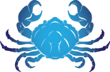 Cancer Blue Crab Zodiac Sign Horoscope Symbol 18MM - 20MM Charm for Snap Jewelry
