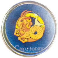Capricorn Zodiac Horoscope Symbol 18MM - 20MM Charm for Snap Jewelry