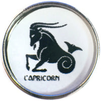 Capricorn Tribal Zodiac Sign Horoscope Symbol 18MM - 20MM Charm for Snap Jewelry