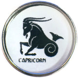 Capricorn Tribal Zodiac Sign Horoscope Symbol 18MM - 20MM Charm for Snap Jewelry