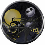 Spiral Hill Jack And Sally In Love Nightmare Before Christmas Jack Skellington Smirk 18MM - 20MM Snap Jewelry Charm