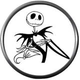 Jack And Zero Halloween Town Nightmare Before Christmas Jack Skellington 18MM - 20MM Snap Jewelry Charm