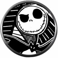 Smirk Smile Spooky Jack Halloween Town Nightmare Before Christmas Jack Skellington 18MM - 20MM Snap Jewelry Charm