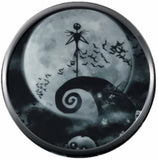 Smokey Grey Jack On Spiral Hill Halloween Town Nightmare Before Christmas Jack Skellington 18MM - 20MM Snap Jewelry Charm