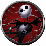 Nightmare Before Christmas Jack Skellington On Red Cool 18MM - 20MM Charm for Snap Jewelry