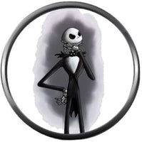 Curious Spooky Jack Halloween Town Nightmare Before Christmas Jack Skellington 18MM - 20MM Snap Jewelry Charm